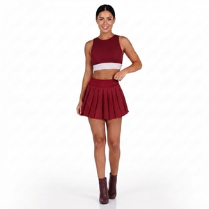 Falda Deportiva de Secado Rápido para Mujer, Falda Corta Plisada Informal para Correr, Voleibol, Golf, Tenis, Ropa Deportiva, Fitness - Product Image 1