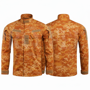 Camisa de Uniforme de Manga Larga con Estampado de Camuflaje Digital, Ropa de Trabajo Ligera y Transpirable para Exteriores, Chaquetas con Diseño de Bolsillos - Product Image 4