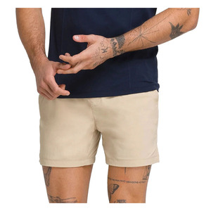 Shorts chino décontractés pour hommes, extensibles, écologiques, séchage rapide, anti-plis, avec cordon de serrage, légers, coupe ajustée, mélange de coton, pour l'été - Product Image 1