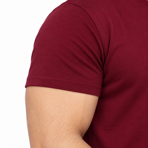 Servicio OEM, Camiseta de Manga Corta Casual para Hombre, 100% Algodón, Sólida, Lavada, Transpirable, de Secado Rápido, Ecológica, Antiencogimiento, Tallas Grandes - Product Image 3