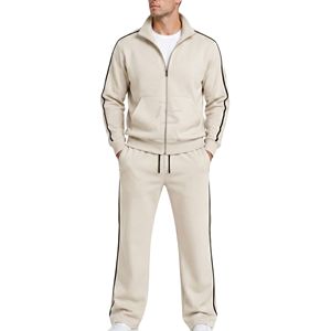 Trajes Deportivos para Hombre con Franja Lateral Roja y Negra, Poliéster Premium, Venta al Por Mayor, Duraderos, de Secado Rápido, para Gimnasio - Product Image 3