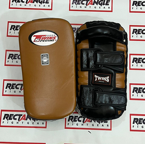 Best Seller Genuine Leather Twins Boxing Training Kick Pads Kick Boxing Strike Curved Arm Pad MMA Focus Muay Thai Punch <b>Shield</b> - Product Image 5