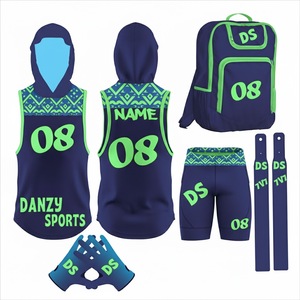 Conjuntos de Uniformes de Fútbol con Impresión Digital 7V7 para Adultos Unisex, Camisetas sin Mangas de Compresión Personalizadas, Pantalones Cortos Transpirables de Secado Rápido Plus - Product Image 2