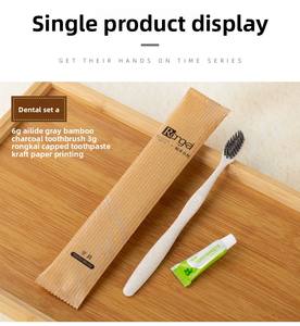 Kit <span class=keywords><strong>dentaire</strong></span> jetable personnalisé en papier kraft écologique <span class=keywords><strong>pour</strong></span> hôtel, ensemble d'articles de toilette en papier kraft <span class=keywords><strong>pour</strong></span> hôtel - Product Image 6
