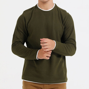 Nuevas Sudaderas de Algodón Grueso de 350G al por Mayor 2026, Sudaderas con Cuello Redondo, Sudaderas Básicas Personalizadas de Color Sólido para Hombre - Product Image 4