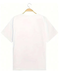 Camiseta de Alta Calidad Premium con Estampado Personalizado, 100% Poliéster Tejido, Hombros Caídos, Manga Corta, Transpirable, Cuello Redondo, 300g, Lisa - Product Image 2