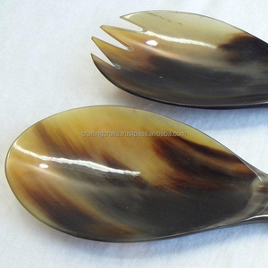 ช้อนเขาควายทำด้วยมือช้อนเขาวัวเป็นมิตรกับงานปาร์ตี้จากอินเดีย - Product Image 1