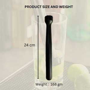 Juego de Coctelería de Acero Inoxidable Ecológico Moderno, Juego de 4 Cucharas de Bar, Coctelera, Mortero, Mezclador - Product Image 2