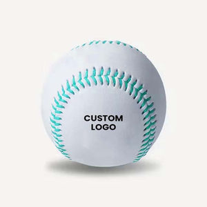 Ballons de baseball en cuir personnalisés en gros, haute performance, légers, durables, pour les matchs et les tournois - Product Image 1