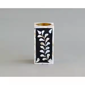 Unique High Quality Handmade Handicrafts Modern Luxury Eco-Friendly Bone Inlay Customized <b>Candle</b> Stand Valentine's Day Christmas - Product Image 6