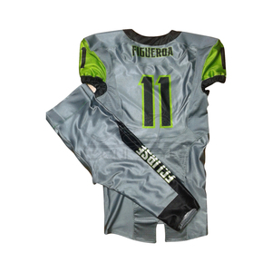 Uniformes de Fútbol Americano, Conjunto de Camiseta y Pantalones Cortos Transpirables con Estampado, Diseños Personalizados para Equipos Adultos, Proveedor OEM al por Mayor, Ropa Deportiva para Equipos - Product Image 2