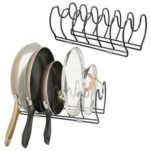 Étagère de rangement pour casseroles et poêles en acier inoxydable de qualité supérieure, 5 niveaux, gain de place, pour cuisine et comptoir - Product Image 6