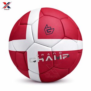 Balón de Fútbol de PU Termosellado Cosido a Máquina, Unisex, para Adultos, Entrenamiento Escolar, Partidos de Equipo, Ligero, Duradero, Ecológico y Suave - Product Image 1