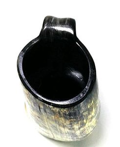 Tazas de cuerno artesanales, vasos tradicionales de cuerno de búfalo, vajilla artesanal única para el hogar, restaurante, bar y comedor. - Product Image 1