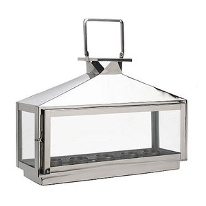 Factory Wholesale Decorative Metal Wire <b>Lantern</b> Handcrafted Glass Hurricane Pillar Holder Luxury <b>Black</b> Metal Candle <b>Lantern</b> - Product Image 6