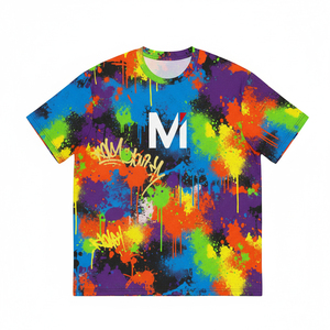 เสื้อยืดทรงคลาสสิค บ็อกซี่ฟิต ผู้ชาย ผ้าคอตตอนหนา ทรงหลวมไหล่ตก สตรีทแวร์ เรียบง่าย ไม่มีลาย แบรนด์เสื้อผ้าสั่งทำได้ - Product Image 1