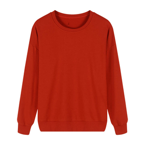 Unisex Crew Neck <b>Sweatshirt</b> 100% Cotton Knitted Regular Fit Solid <b>White</b> Casual Pullover Autumn Wear womens <b>sweatshirts</b> - Product Image 5