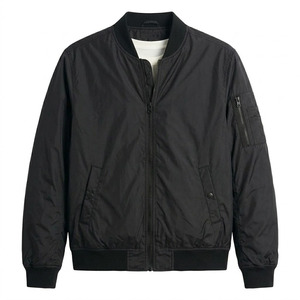 Custom OEM Bomber <b>Jacket</b> Wholesale Private Label Streetwear <b>Jacket</b> Durable Nylon Construction with Ribbed Cuffs - Product Image 4