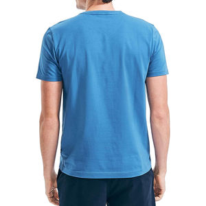 T-shirts pour hommes à col en V, en coton respirant, vêtements décontractés, service ODM personnalisé, quantité en gros, t-shirts pour hommes les plus vendus - Product Image 2