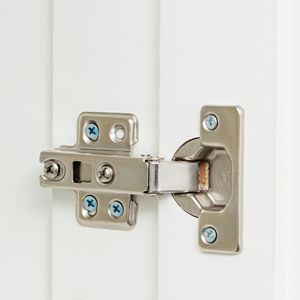 Armadio Alto da Cucina Bianco a 2 Ante con 3 Partizioni per Separare 4 Spazi di Stoccaggio, Design Multifunzionale - Product Image 5