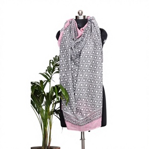 100% Organic Cotton Wholesale Custom Design <b>scarf</b> with logo Comfortable Cheaper Beach Custom Design Logo From India Exporter - Product Image 1