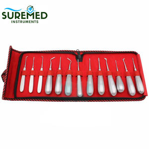 Instruments dentaires : Ensemble de 13 éleveurs de luxe pour dents, barres transversales Coupland et éleveurs Cryer en acier - Product Image 5