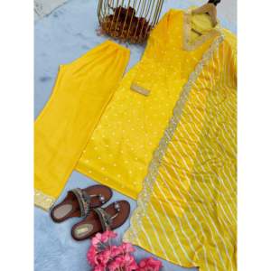 Bas Dupatta en soie modale lourde pour femme pour un look de fête - Product Image 4