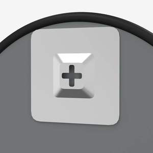 Espejo Circular de Pared de Vidrio Negro, PVC, Montado en Pared, con Estilo Elegante - Product Image 5