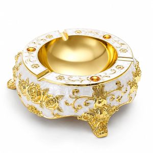 Cendrier de luxe en laiton de style américain sans fumée, élégant et décoratif pour la maison, la chambre, le balcon, le salon, le bureau - Product Image 5