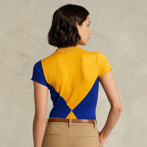 Camisetas de Golf Personalizadas para Mujer, Tejido de Punto Sólido, Transpirable, Ecológico, Manga Corta, Logotipo Impreso Personalizado - Product Image 3