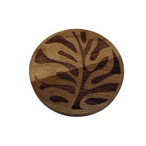 Hand Crafted Design Mango Wood Coaster Wooden Coaster Solid Wood Coaster Acacia Wood Coaster Place Mats At very best Price - Product Image 4