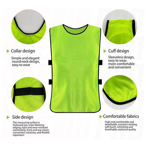 Pennies for Soccer Scrimmage Vest Practice Jersey Lightweight Breathable <b>Training</b> <b>Bib</b> for Team Sports Football Practice Gear - Product Image 3