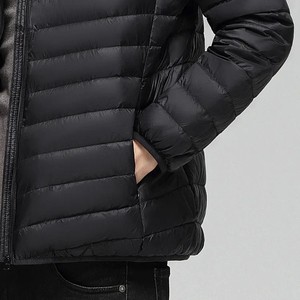 2024 Men's Plus Size Casual Loose 100% Polyester Puffer Jacket High Quality Winter Warm Drawstring Bomber Stand <b>Camouflage</b> - Product Image 2