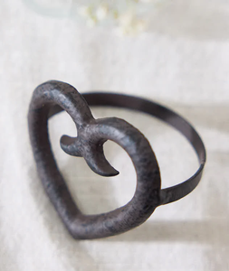 Anneaux de serviette en métal de haute qualité, design feuille classique, poli miroir, faits à la main, vente chaude - Product Image 6