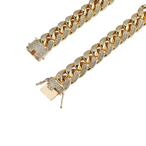 Collar ICEQ de Plata 925 con Moissanita, Estilo Cubano, Chapado en Rodio, Corte Brillante, Joyería de Lujo, Estilo Hip Hop, Unisex - Product Image 4