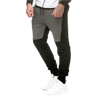 Sweat-shirt à capuche zippé pour homme, color block, manches longues, décontracté, respirant, en polyester et coton, haut de survêtement, pour l'automne, vente en gros