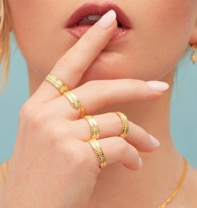 Anillo Ajustable con Hoja de Helecho en Plata de Ley 925 o Chapado en Oro de 14K, Joyería Botánica Inspirada en la Naturaleza para Compromiso y Boda - Product Image 2