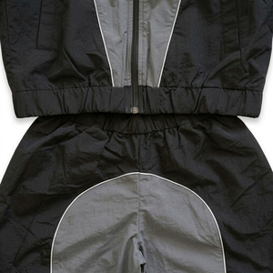 Men's Custom Two-Piece Streetwear Set Polyester Cotton Jackets Heavyweight Jogger <b>Pants</b> Eco-Friendly Quick Dry Breathable Summer - Product Image 2