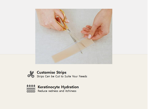 얼굴을위한 맞춤형 인쇄 테이프 시트 흉터 패치 최고의 흉터 고약 방수 흉터 제거 시트 - Product Image 2