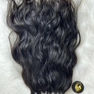 Cloudyhair เครื่องทำผมบริสุทธิ์จากไหมเวียดนามผมสีดำธรรมชาติแบบคู่ - Product Image 4