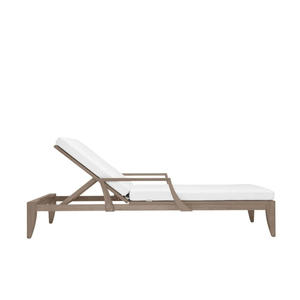 Chaise longue en teck massif de qualité supérieure, mobilier d'extérieur pour hôtel de luxe, resort, villa, bord de piscine et jardin - Product Image 6