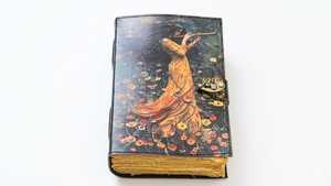 Carnet en cuir pour femme, carnet en cuir exécutif, carnet en cuir fait main - Product Image 1
