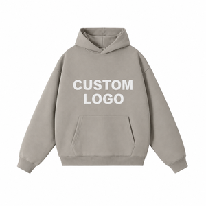 เสื้อฮู้ดดี้ผู้ชายทรงโอเวอร์ไซส์ รุ่นพรีเมียมใหม่จาก Micah Corporation ผ้าฝ้ายฟลีซเนื้อนุ่ม กระเป๋าจิงโจ้ แต่งขอบยางยืด - Product Image 1