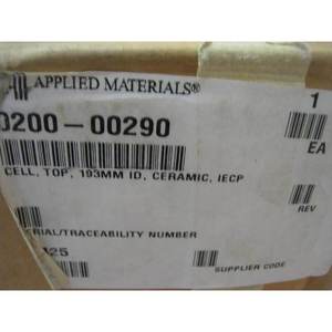 เซลล์ NEW AMAT 0200-00290 รุ่น TOP ขนาดเส้นผ่านศูนย์กลาง 193 มม. วัสดุเซรามิก - อุปกรณ์และอะไหล่เซมิคอนดักเตอร์ระดับโลกที่เชื่อถือได้ - Product Image 3