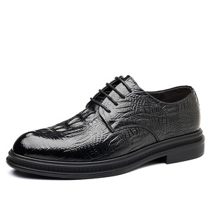 Men's Elegant Business Commute Leather Shoes European American Style Carved Formal <b>Dress</b> Shoes Spring Autumn New Office Shoes - Product Image 5