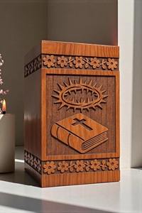 Handcrafted Rosewood American Style Eco-Friendly Durable Book Urn Personalized <b>Memorial</b> Keepsake <b>Box</b> for Cremation Ashes 200-220 - Product Image 5