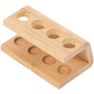 Wood <b>Toothbrush</b> <b>Holder</b> Stand Rectangle Minimalist Bathroom Organizer With Toothpaste Slot Convenient Countertop Rack - Product Image 6