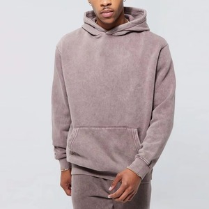 Ensemble de survêtement à capuche pour homme, couleur unie, sweat-shirt et pantalon décontractés, respirant, en coton, pour l'automne, coupe classique - Product Image 3