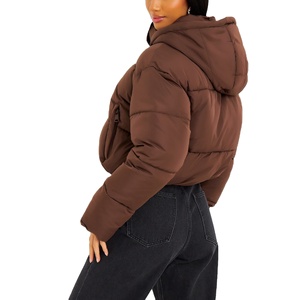 Vestes matelassées à logo personnalisé les plus vendues en gros, vestes d'hiver à manches longues pour femmes, vente de qualité supérieure, veste coupe-vent - Product Image 2