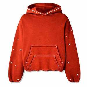 Sudadera con capucha brillante, gruesa y extragrande, ropa personalizada para compradores de boutiques estadounidenses, logotipo personalizado - Product Image 3